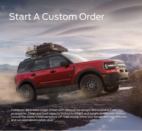 Start a custom order | Crain Ford Jacksonville in Jacksonville AR